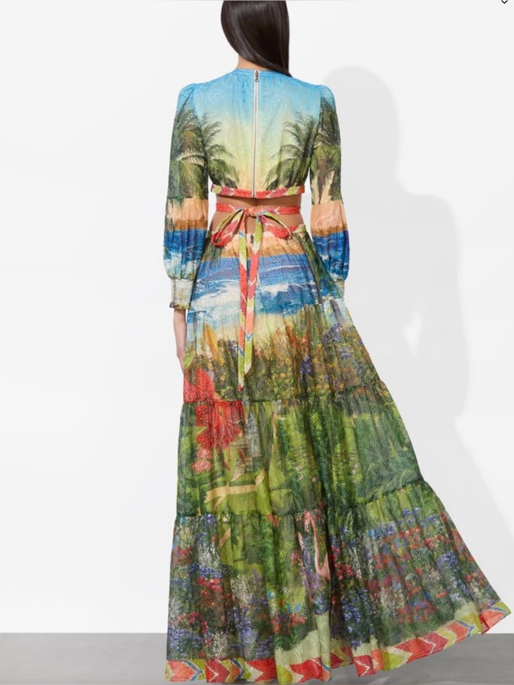 Alice and Olivia Patricia Tiered Dress - Picture 2 of 9